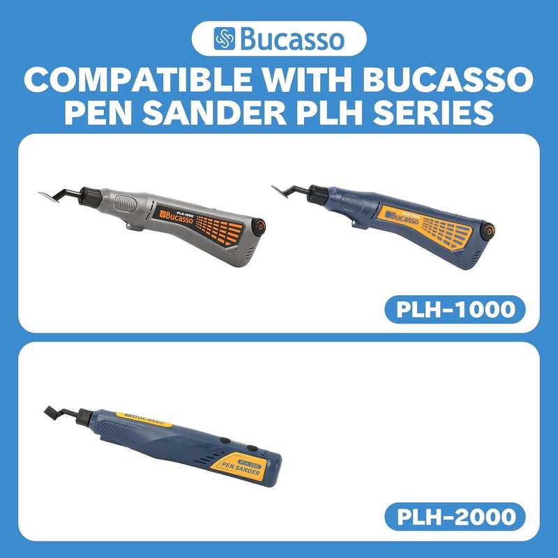 Bucasso Sanderpaper for Pen Sander PLH-1000, PLH-2000, 180/240/400/800/1000 Grits Each 10pcs with Each 20 Pads - Image 2
